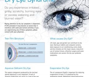 Dry Eyes…Myth or Manic